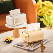 Home Desktop Creative Simple Storage Tissue Box European Retro Baby Wipes Pumping Box