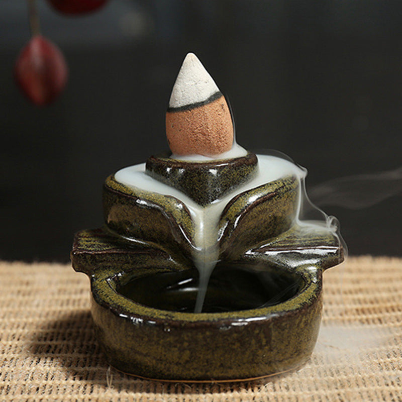 Ceramic Incense Burner Backflow Home Decoration