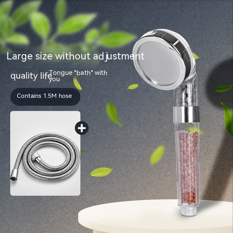 3-Speed Anion Supercharged Filtering Shower Head Nozzle