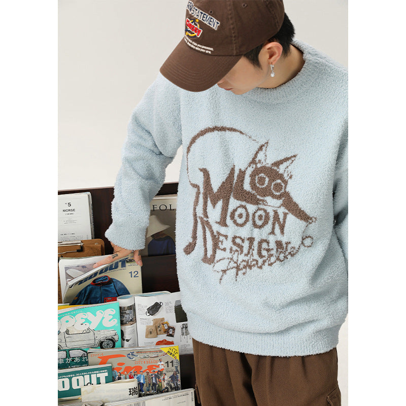 Men And Women Autumn And Winter New Couple Loose Pullover American Sweater
