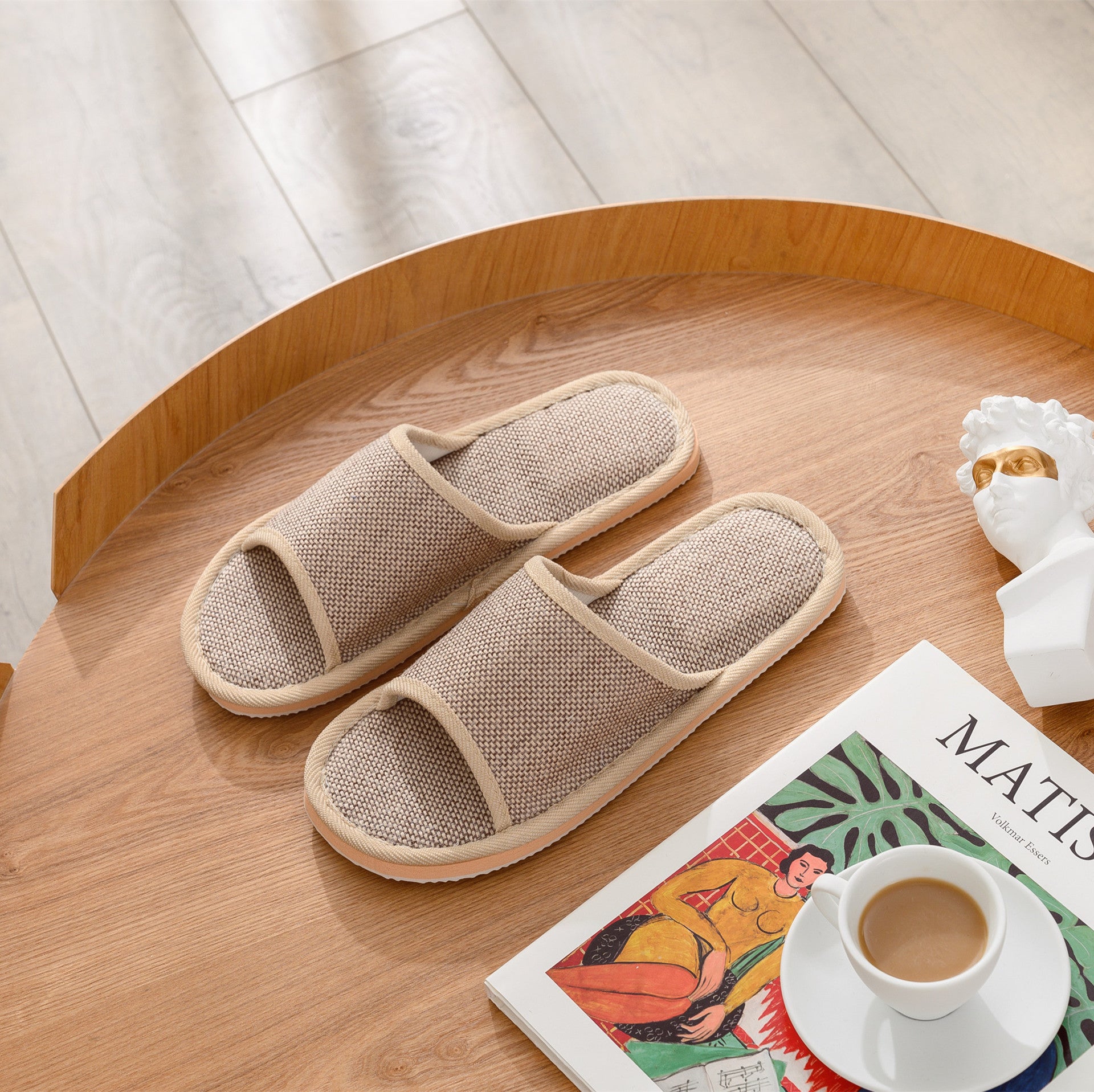 Women's Cotton And Linen Slippers