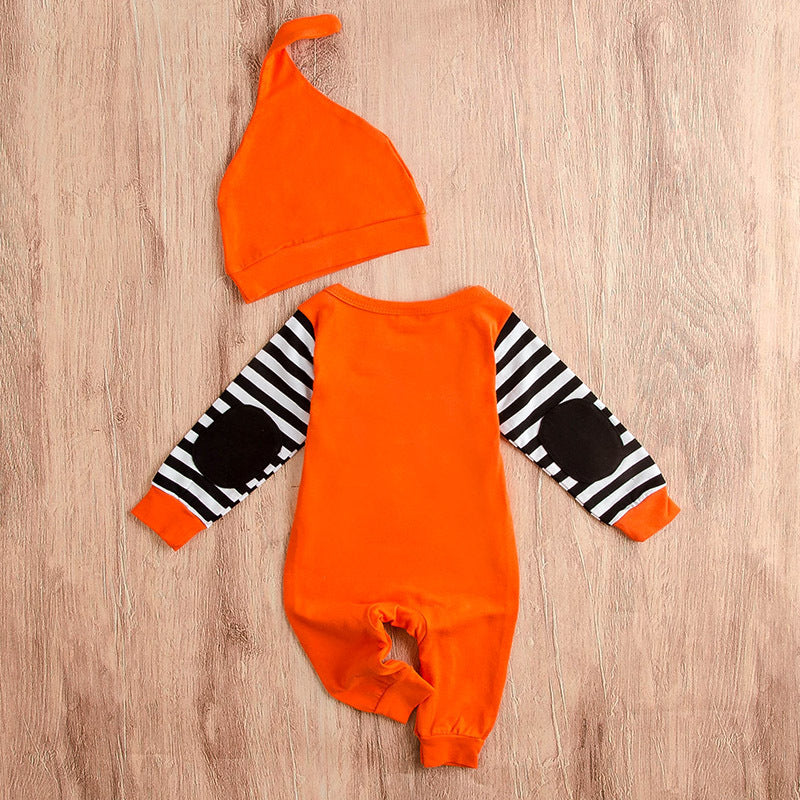 Halloween Long Sleeve Striped Baby Onesie Costume
