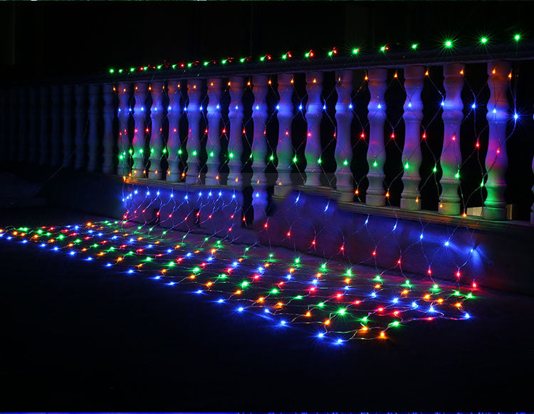 LED Net Lights Fishing Grid Lanterns Holiday Wedding Christmas Decoration