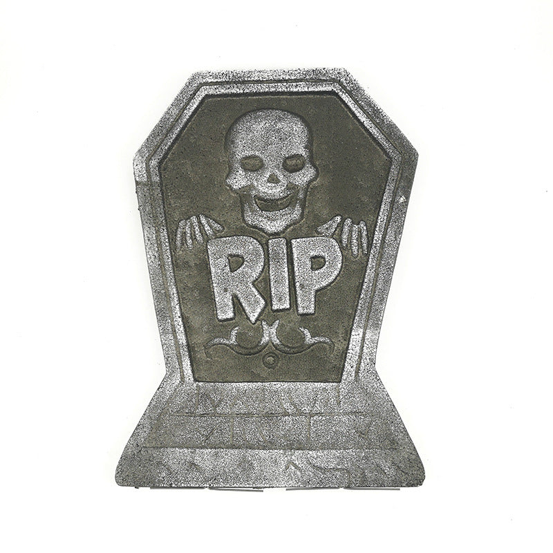 Halloween Bubble Tombstone Decoration – Spooky Ghost Festival Graveyard Prop
