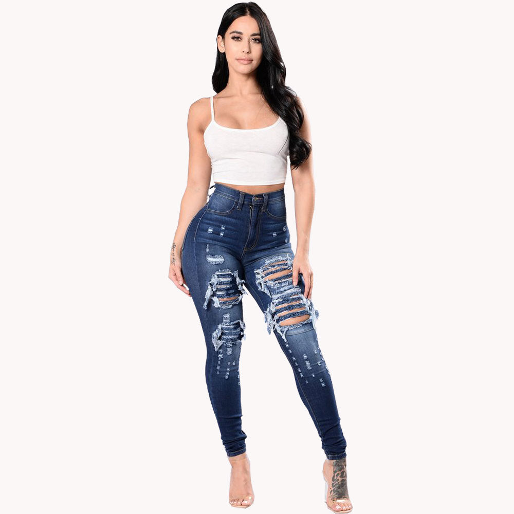 Women’s Cotton High-Waist Straight Pants – Casual Comfort with Classic Fit