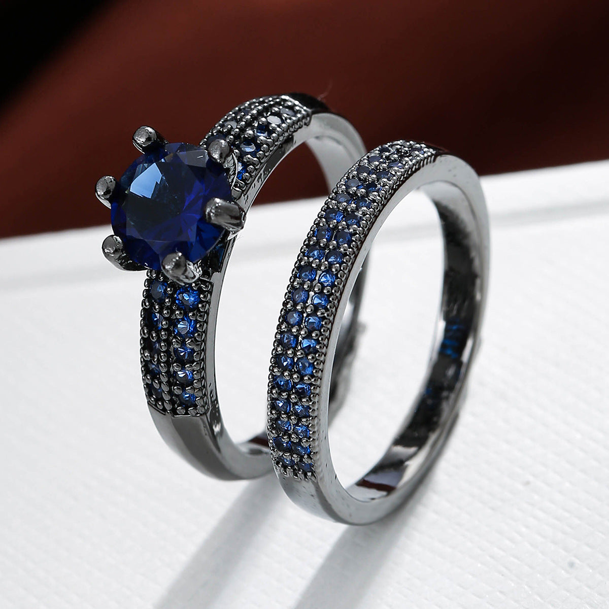 Affordable Luxury Copper Zircon Hollow Ring