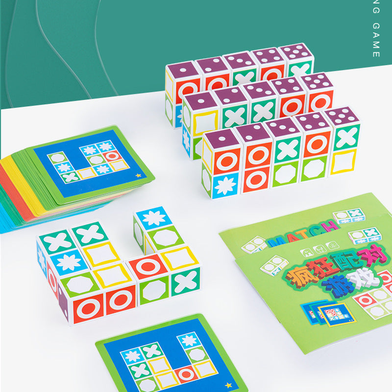 Children's Space Logical Thinking Matching Geometric Game Puzzle Children's Interactive Learning Educational Toys