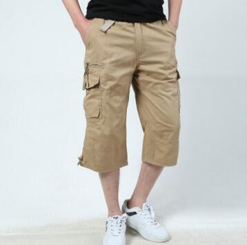 Men’s Summer Cropped Cotton Pants – Lightweight Casual Wear