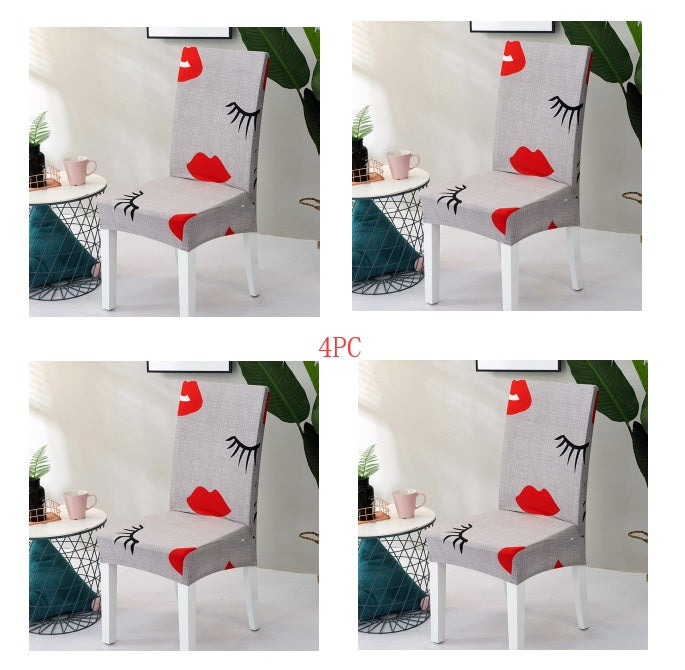 Elastic Siamese Solid Color Stretch Office and Hotel Chair Cover