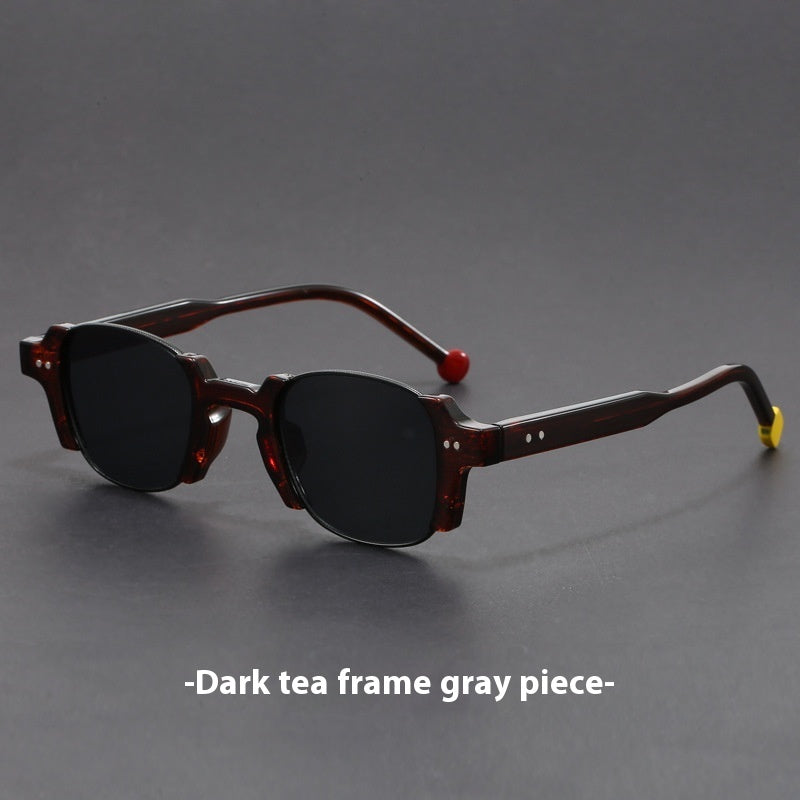 Retro Square Frame Sunglasses