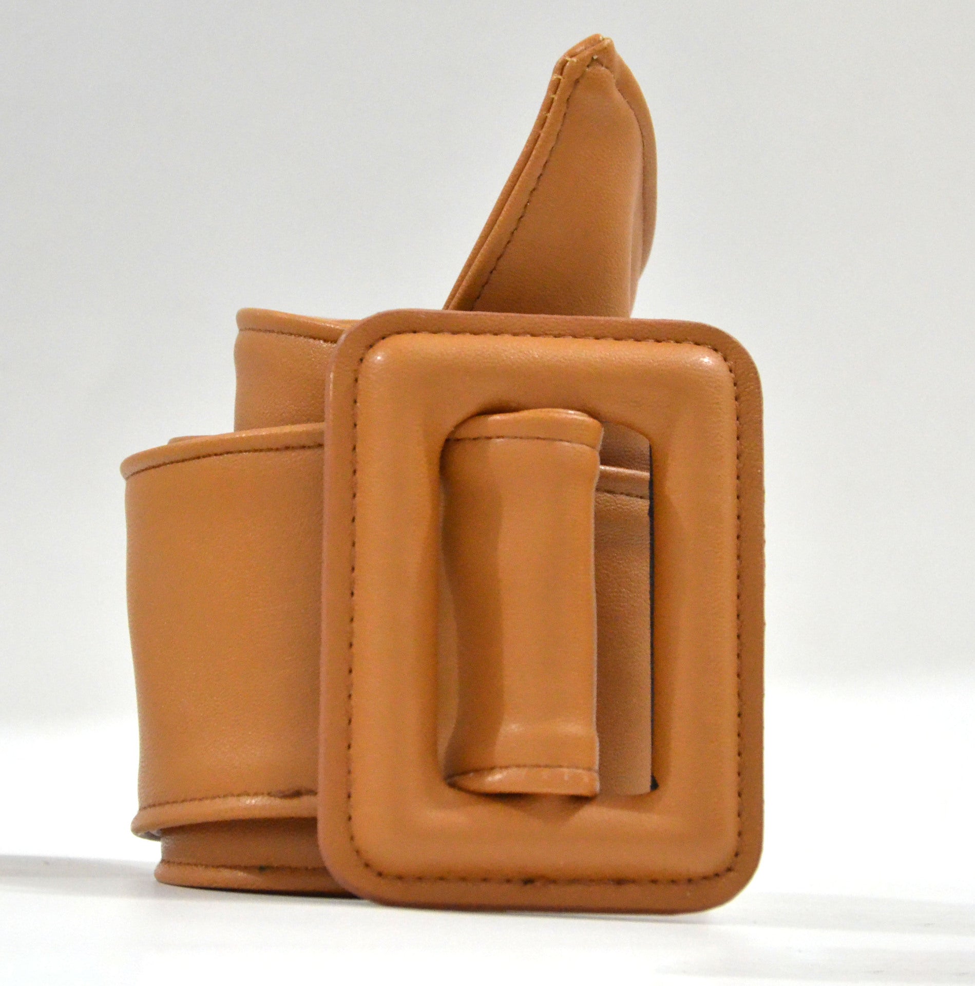 Women's Sheepskin Wide Belt