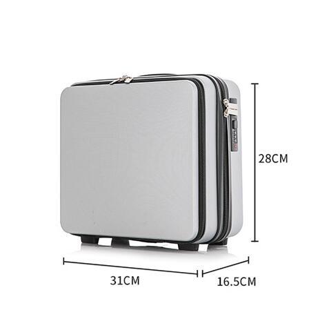 Women's Mini Cornetto Functional Portable Suitcase Luggage