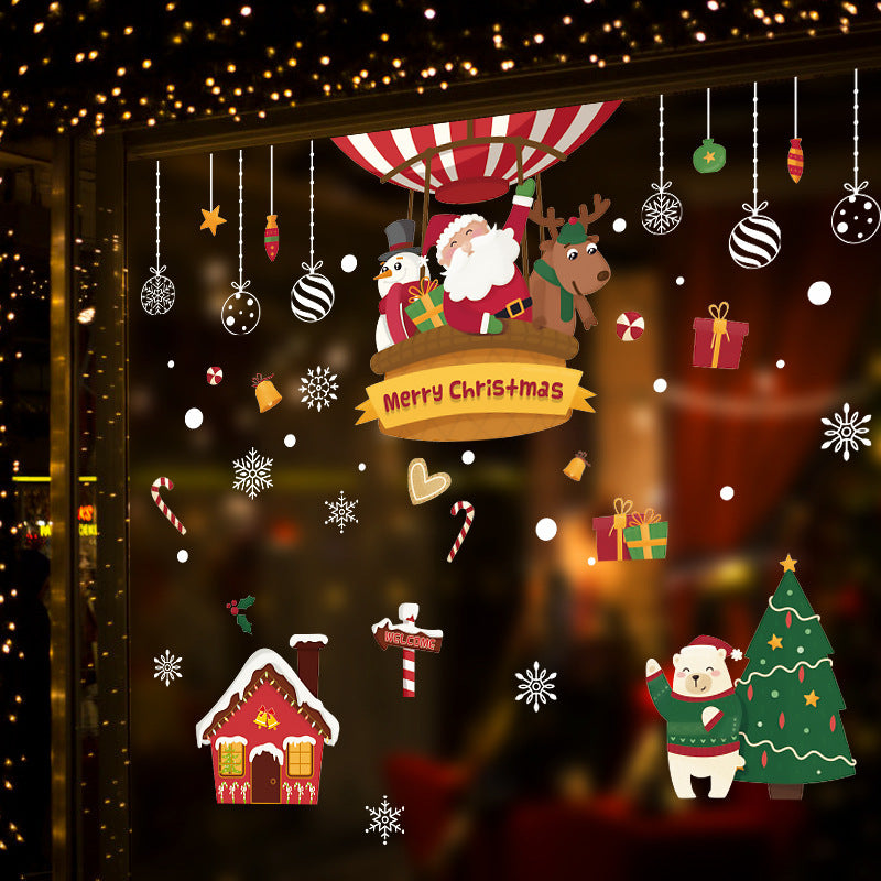 Christmas Glass Window Stickers Decoration