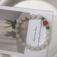 S114 Red Lvzhu Duobao Bracelet