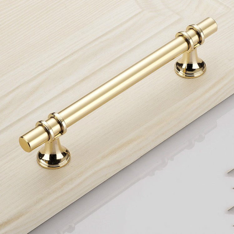 Gold Modern Minimalist American Style Black Cabinet Handle