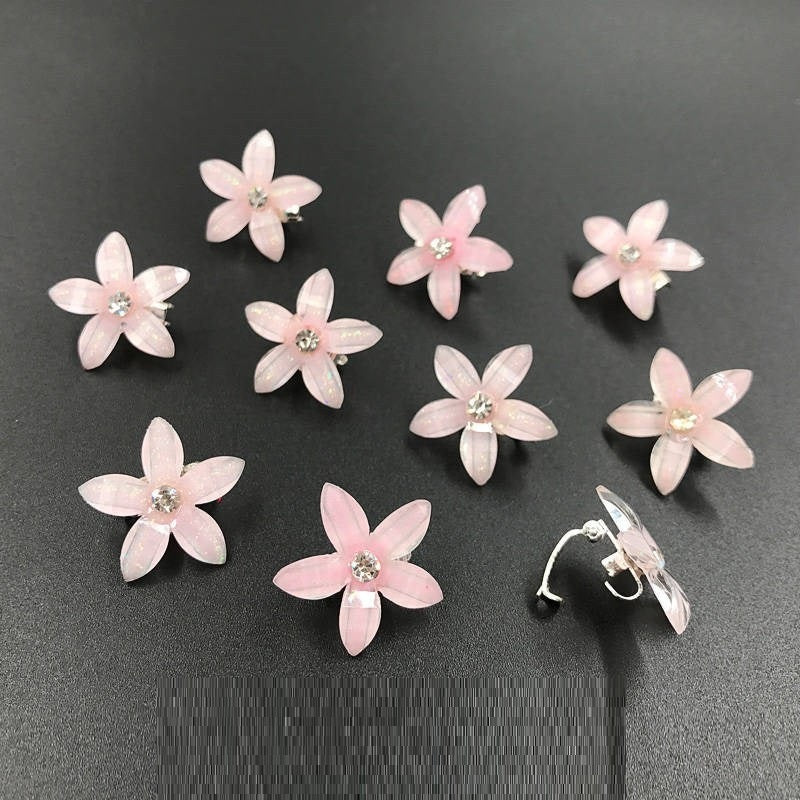 Braided Hair Headdress Small Hairclip Rhinestone Mini Hair Clip Children