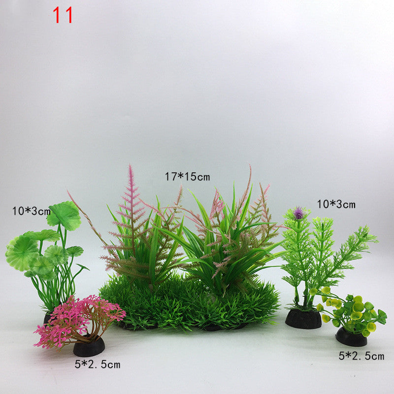 Fish Tank Decoration Simulation Water Plant Aquarium Landscaping
