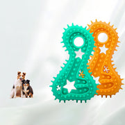 Bite-Resistant Rubber Star Chew Toy for Small Dogs