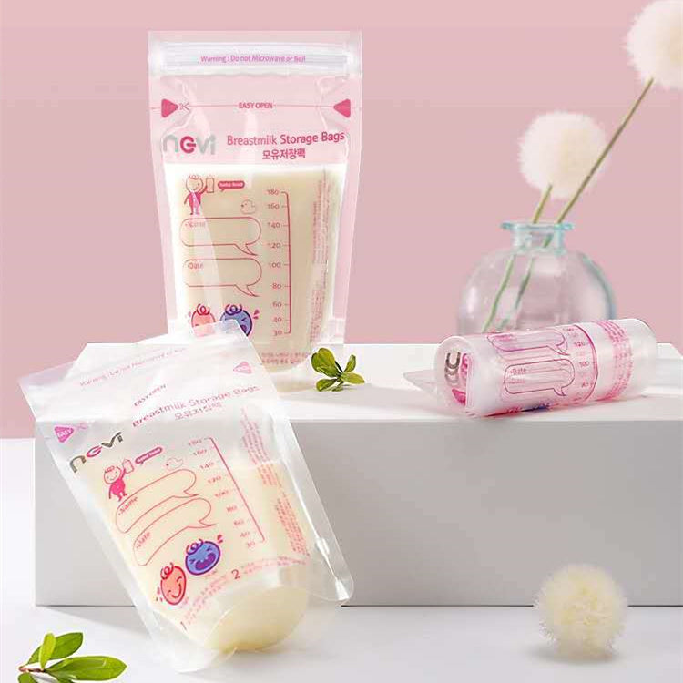 60pcs Breast Milk Preservation Small Capacity Milk Storage Bag 180ml