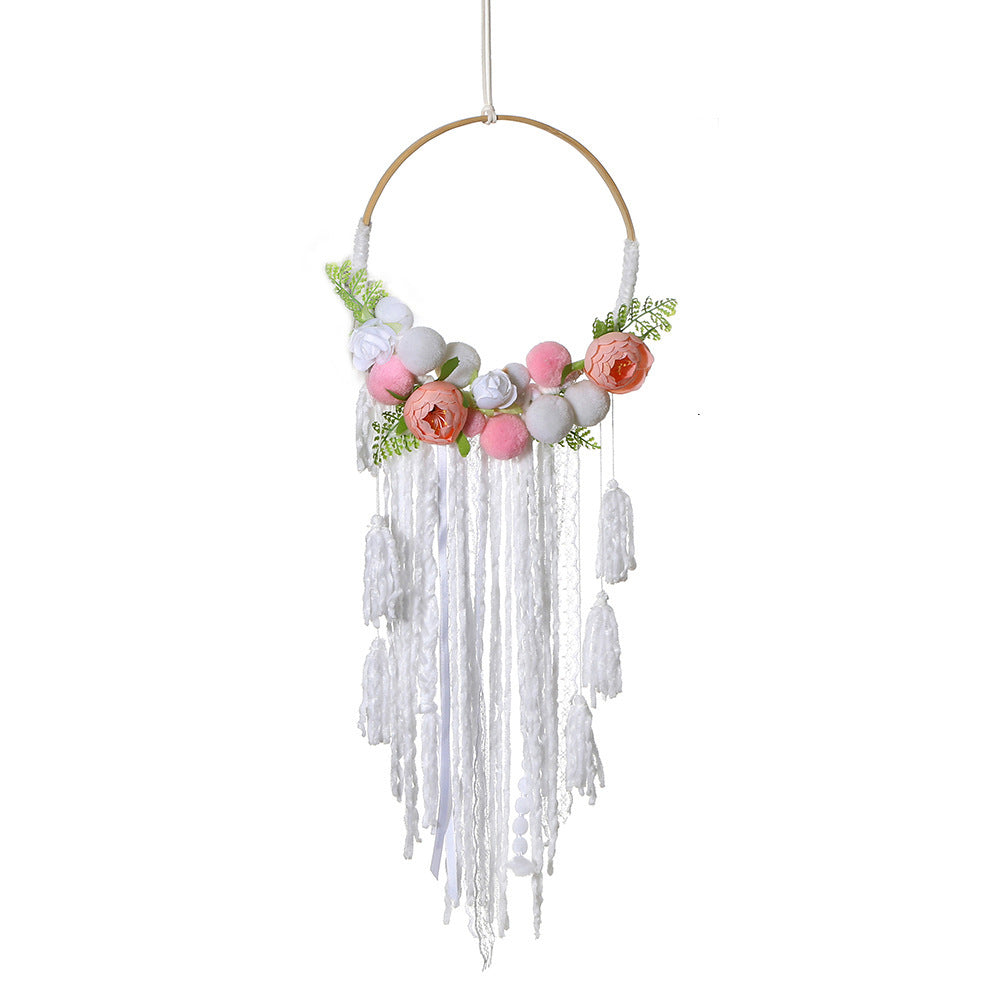 Simple Flower Language Feather Pendant Creative Wedding Tassel