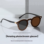 Rotating Adjustable Color-Changing Sunglasses – UV Resistant Fashion Eyewear