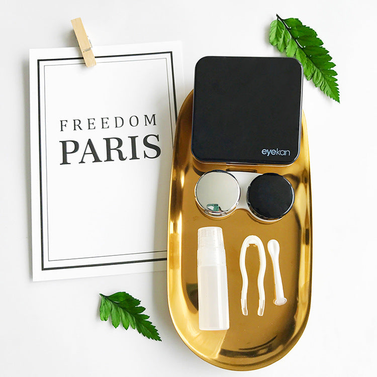 Stylish Plastic Contact Lens Case – Compact & Travel-Friendly