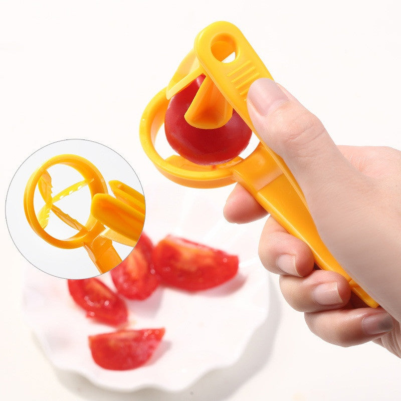Tomato Slicer Cutter – Grape, Cherry & Small Fruit Cutting Tool