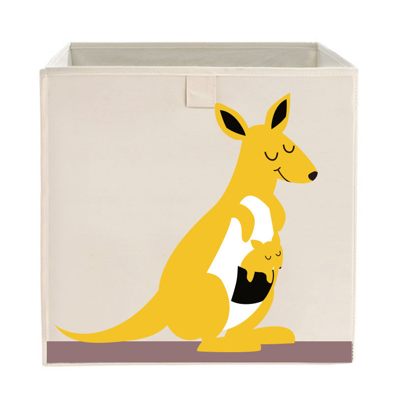 Children’s Fabric Folding Toy Storage Box – Collapsible Organizer