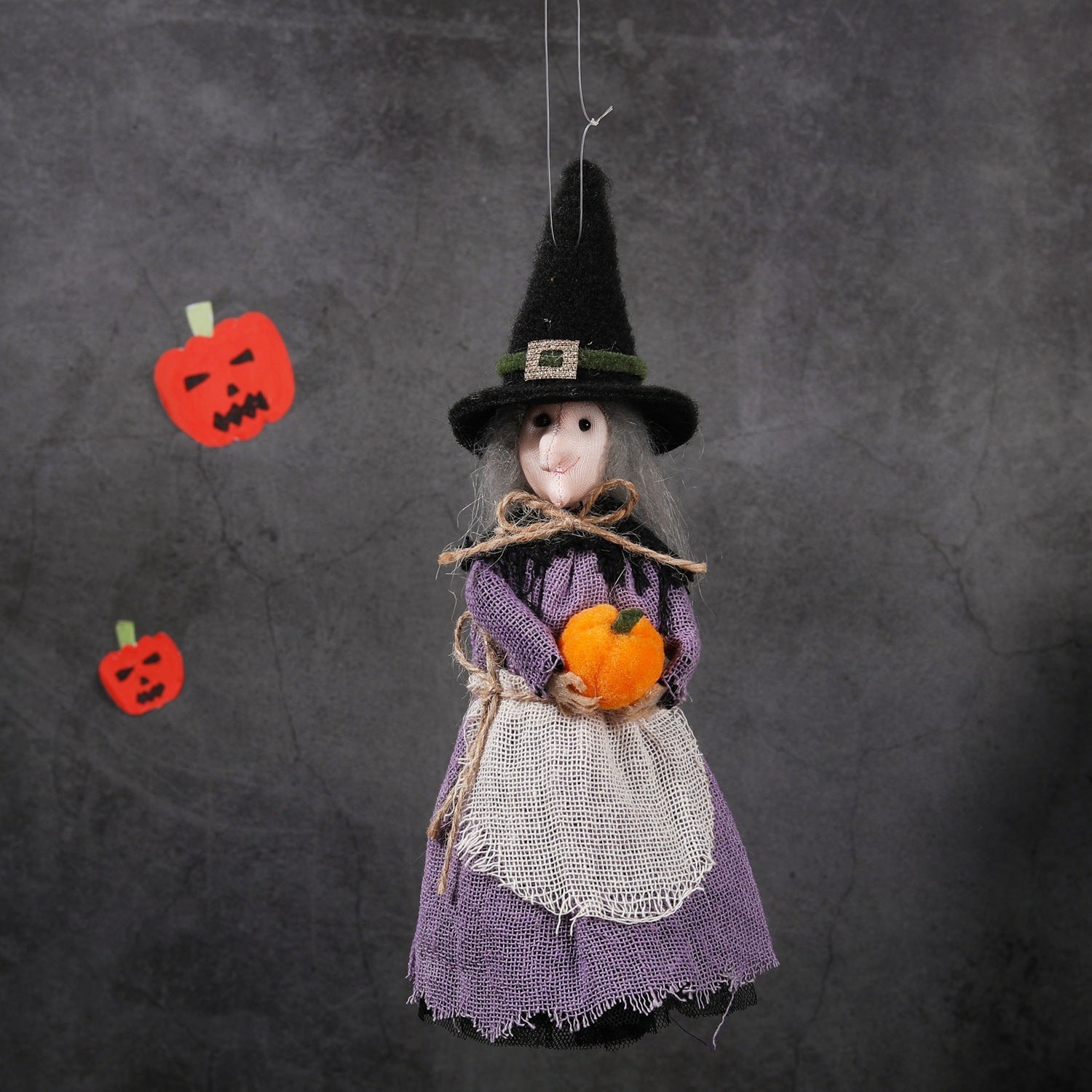 Halloween Broom Haunted House Ceiling Decoration Witch Pendant