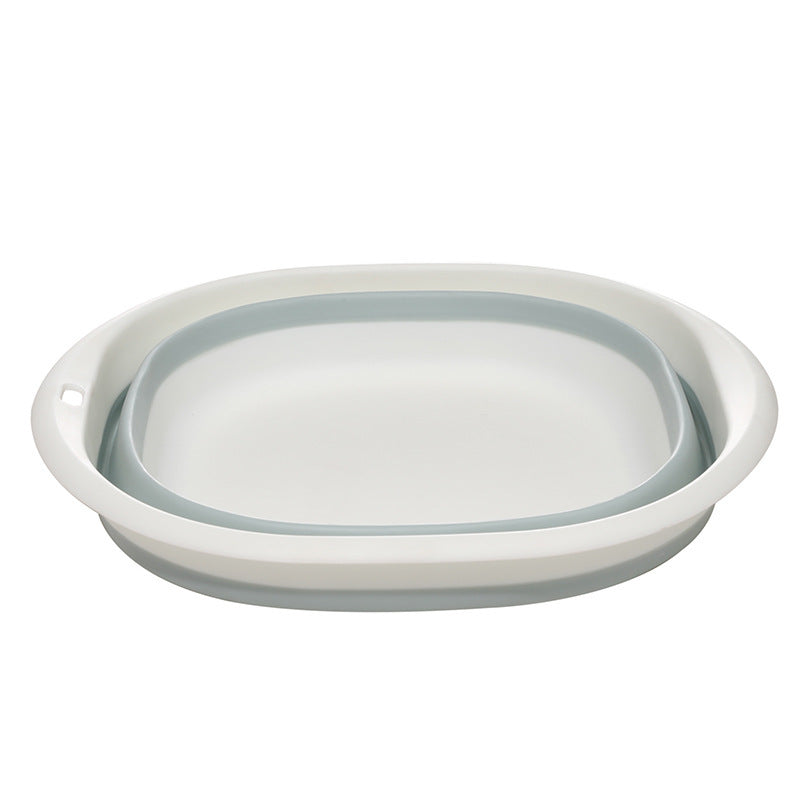 Unisex Foldable Plastic Baby Wash Basin Portable For Home
