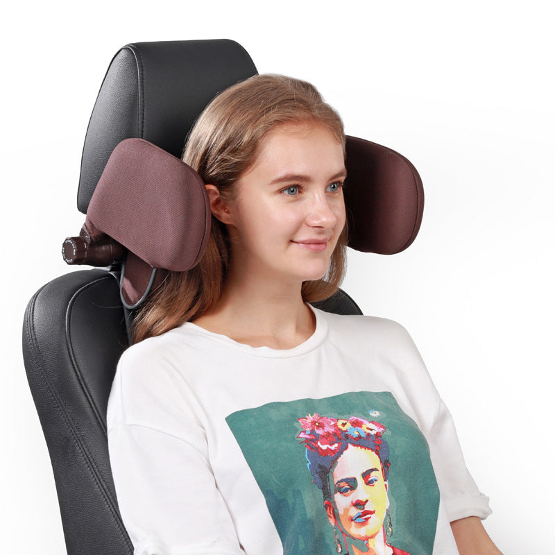 Car Seat Headrest Pillow – Travel Neck Support Cushion for Kids & Adults