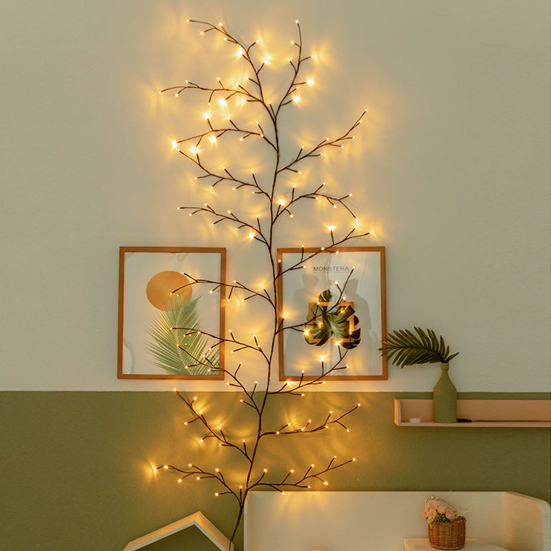 Decorative Lights String Bedroom Layout