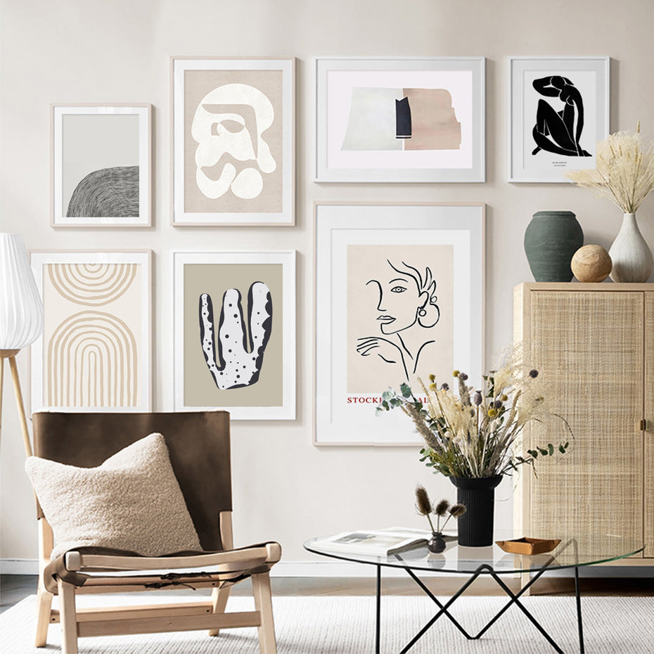 Scandinavian Abstract Wall Art – Poster & Canvas Painting for Modern Home Decor
