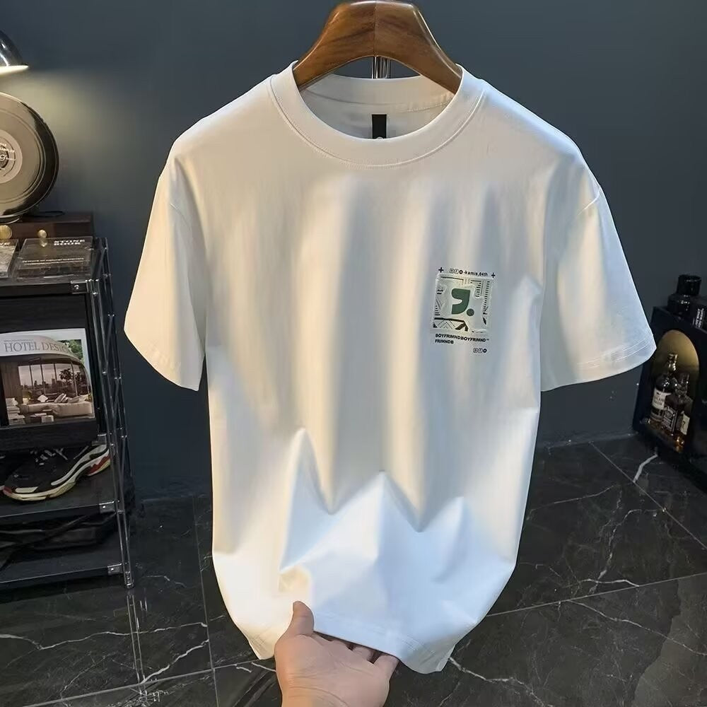 Men's Fashion Brand Summer Loose Half Sleeve