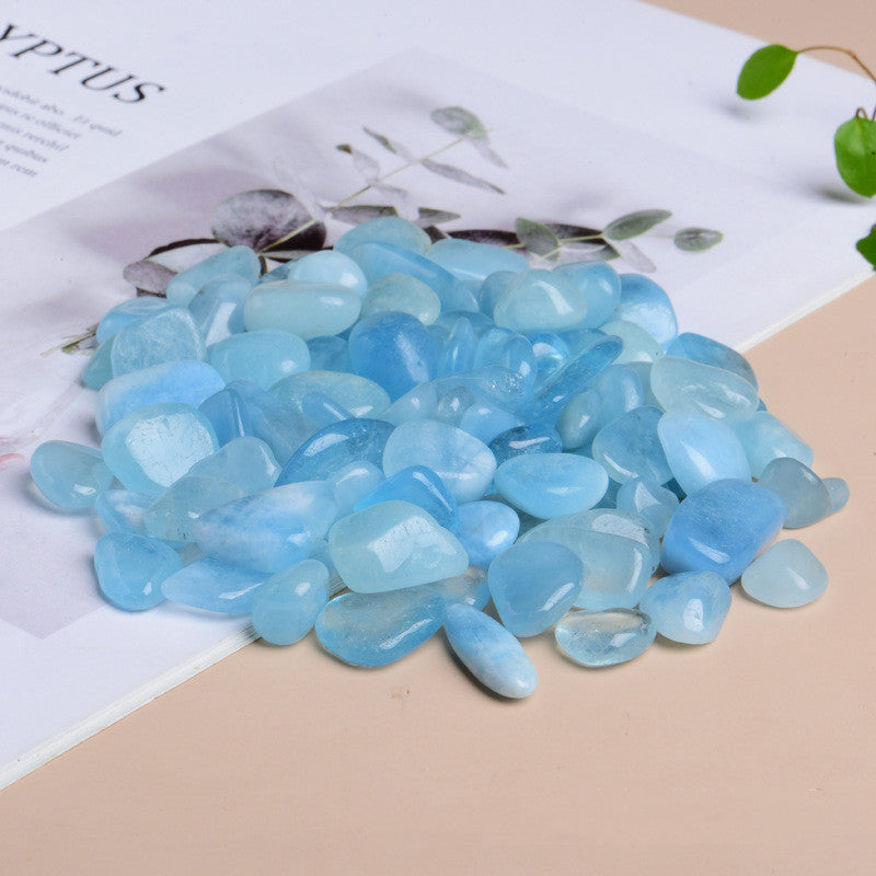 Household Natural Aquamarine Aquarium Crystal Gravel