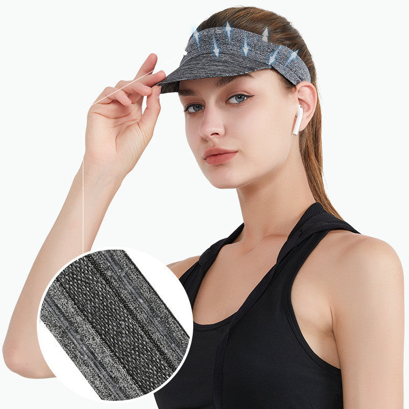 Women’s Sports Sun Visor – Lightweight Breathable Running & Tennis Cap
