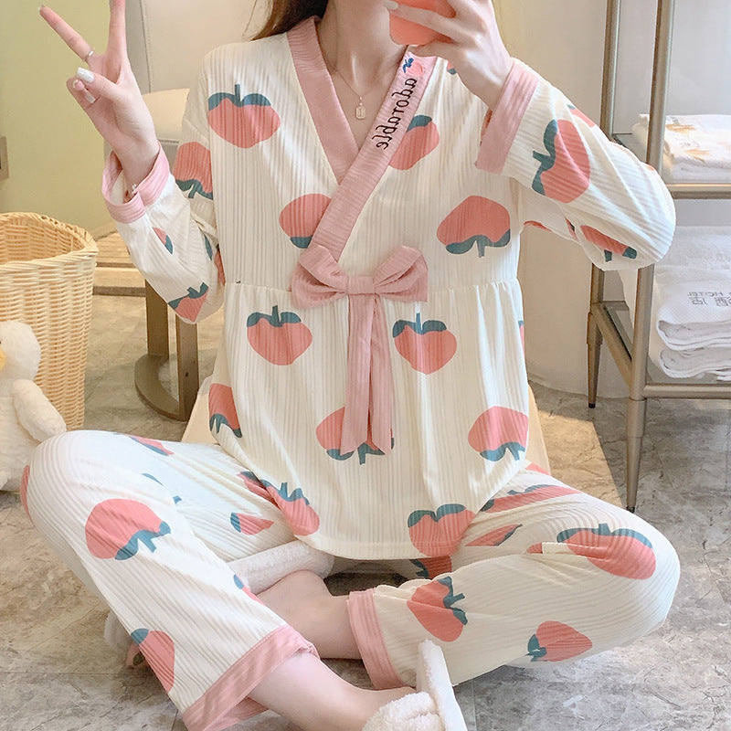 Womens Milk Silk Suit Pajama Set For Home Comfort Wear