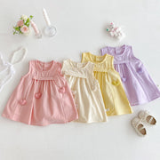 Girl's Love Princess Dress Children's Vest Dress