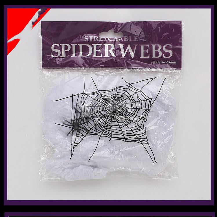 Halloween Decoration Scene Spider Cotton Web Props
