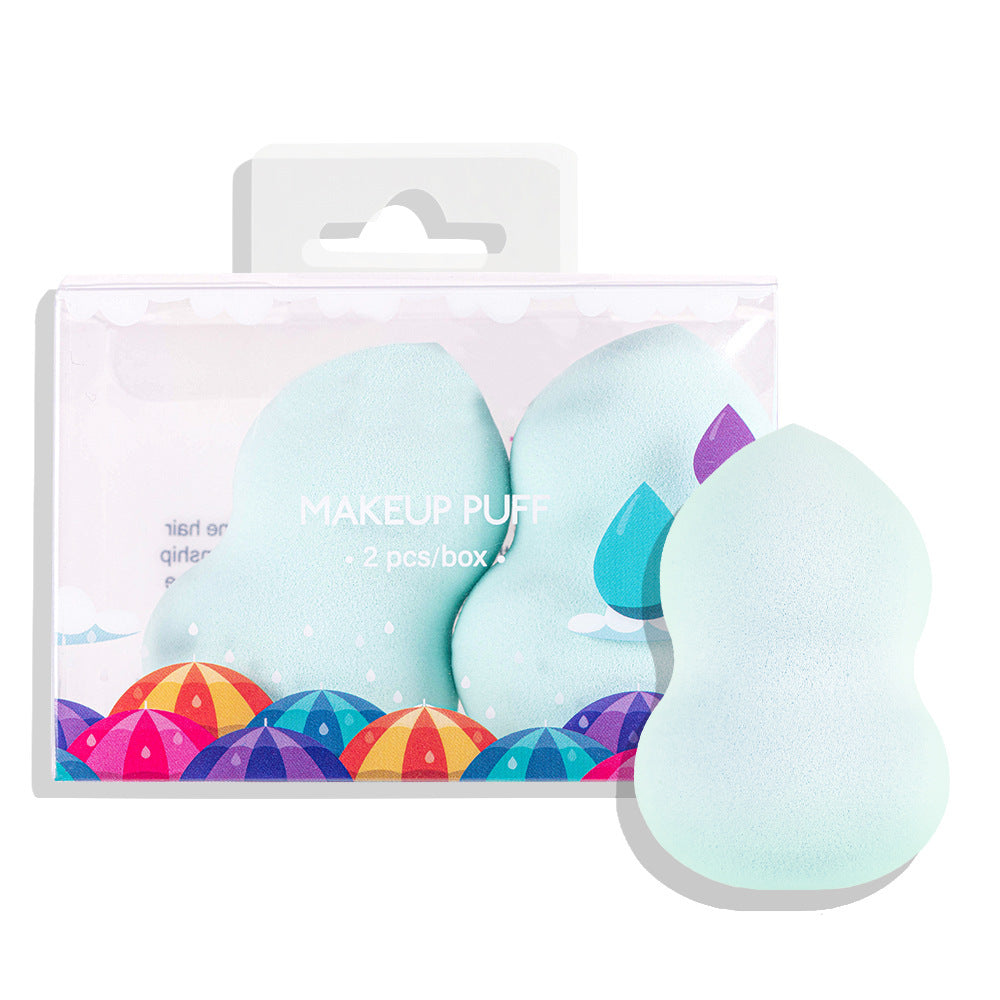 2-Pack Cosmetic Beauty Eggs – Drop & Pear-Shaped Makeup Sponges