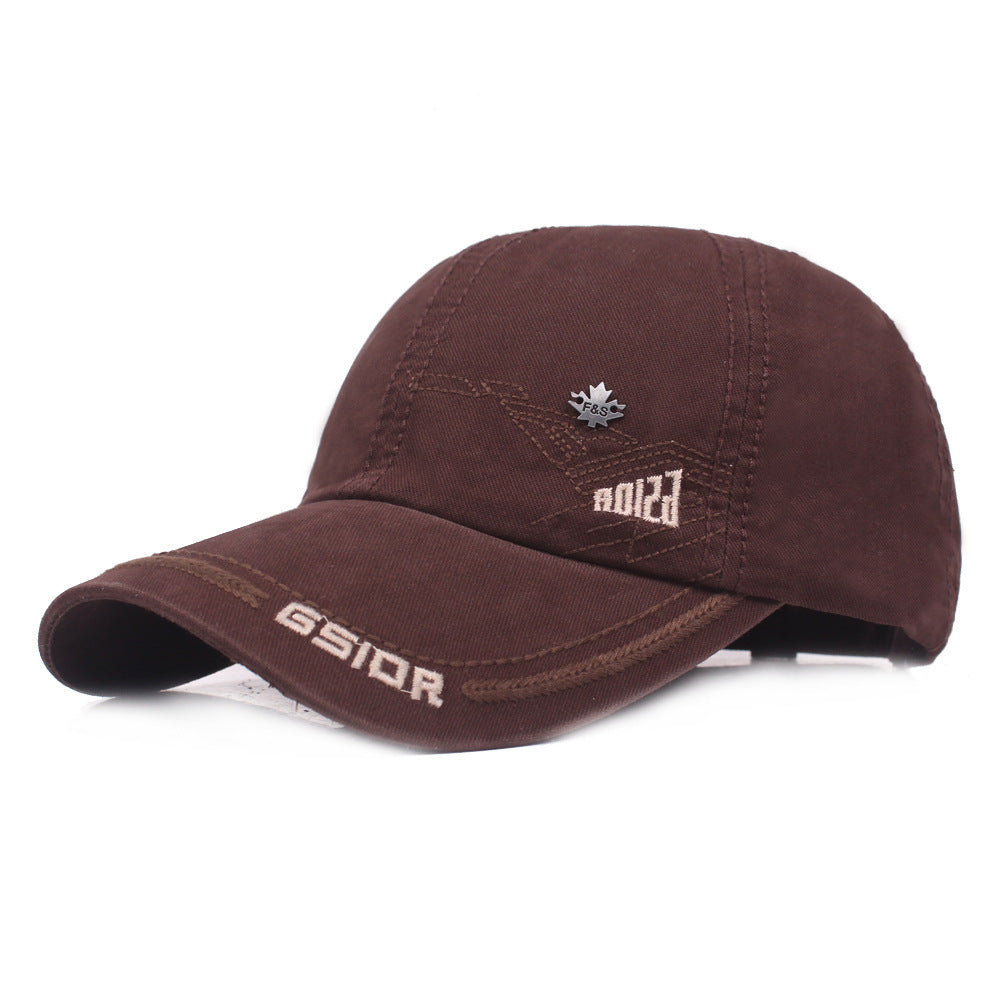 Cotton Baseball Cap – Lightweight Sun Hat for Spring & Autumn