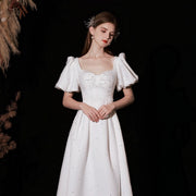 Engagement Dress White Dress With License