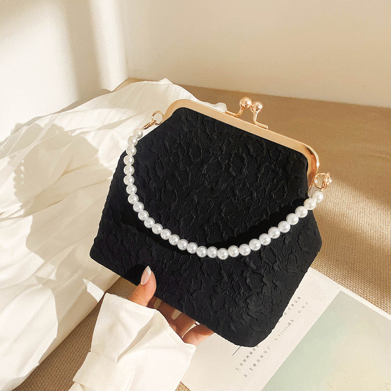 Pearl Tote Mini Chain Crossbody Bag – Elegant & Compact