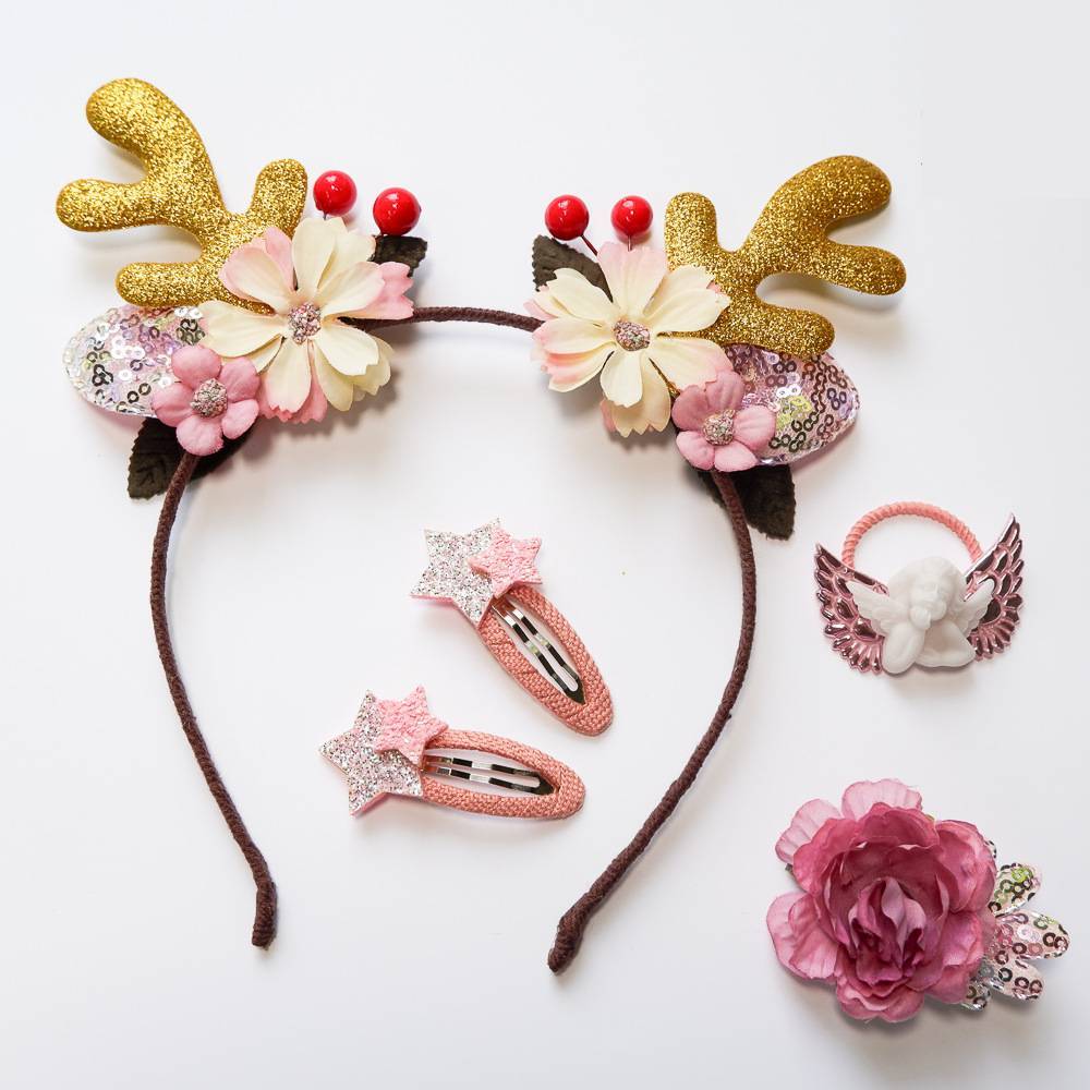 Christmas Hair Accessories Holiday Headbands & Clips