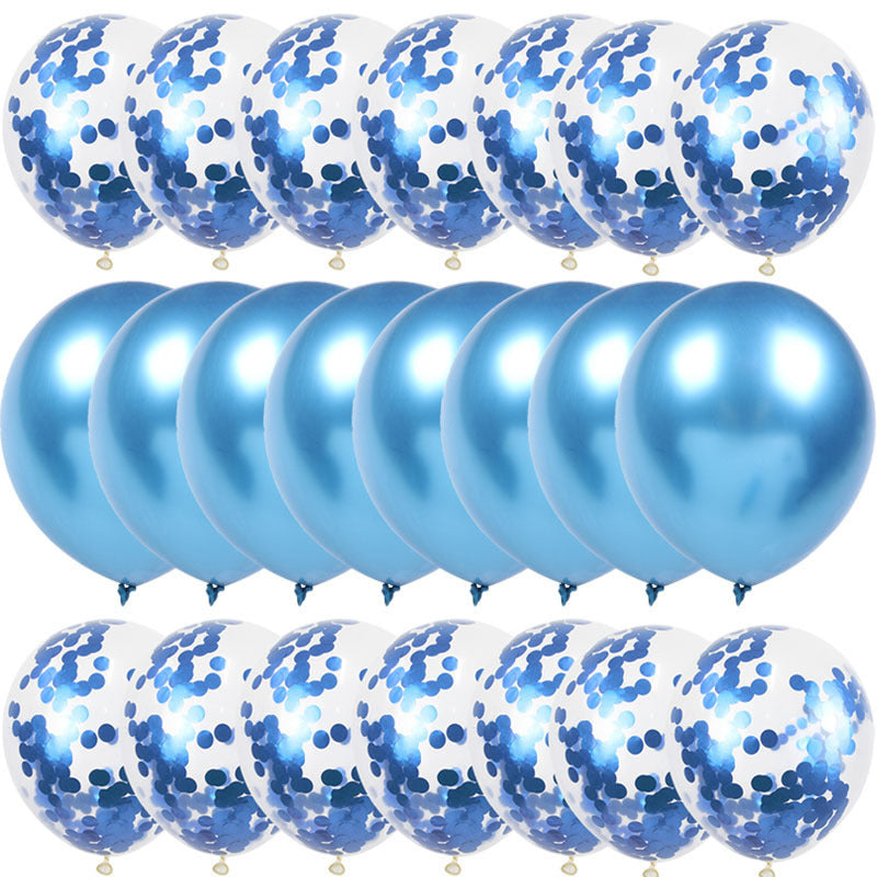 Sequined Metal Balloons