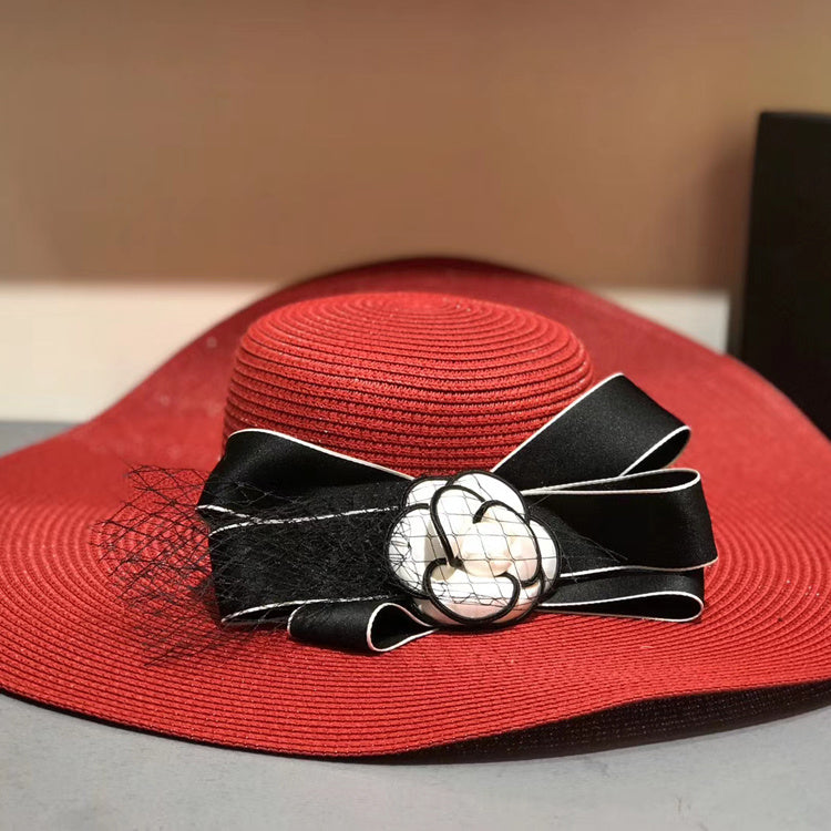 Women Retro Fashion French Sun Hat Seaside Vacation