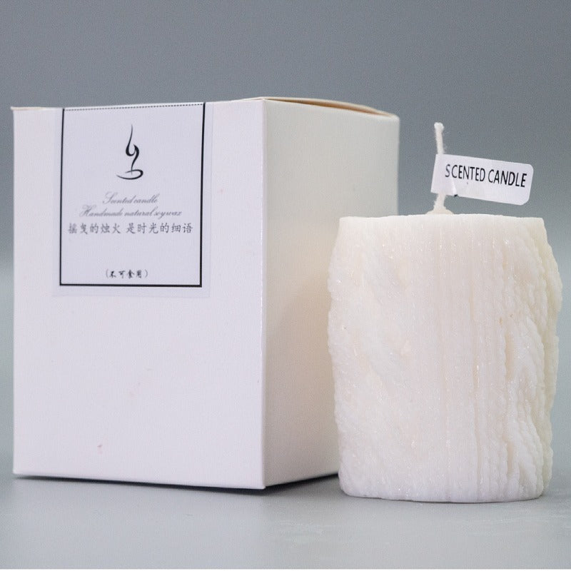 Wool Column Christmas Candle Decoration Ornaments