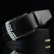 Men's Casual Threaded Belt – Pin Buckle