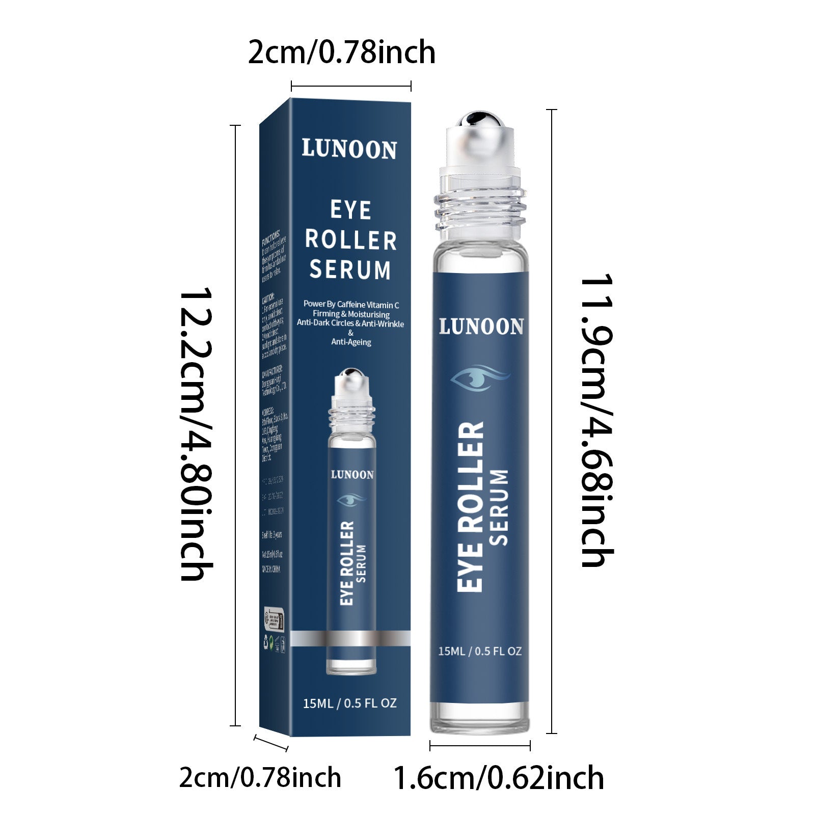 Glass Bottle Eye Care Serum Lifting and Firming Hydrating
