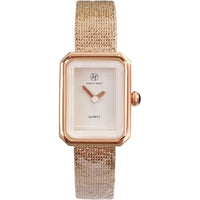 Rose gold shell white face